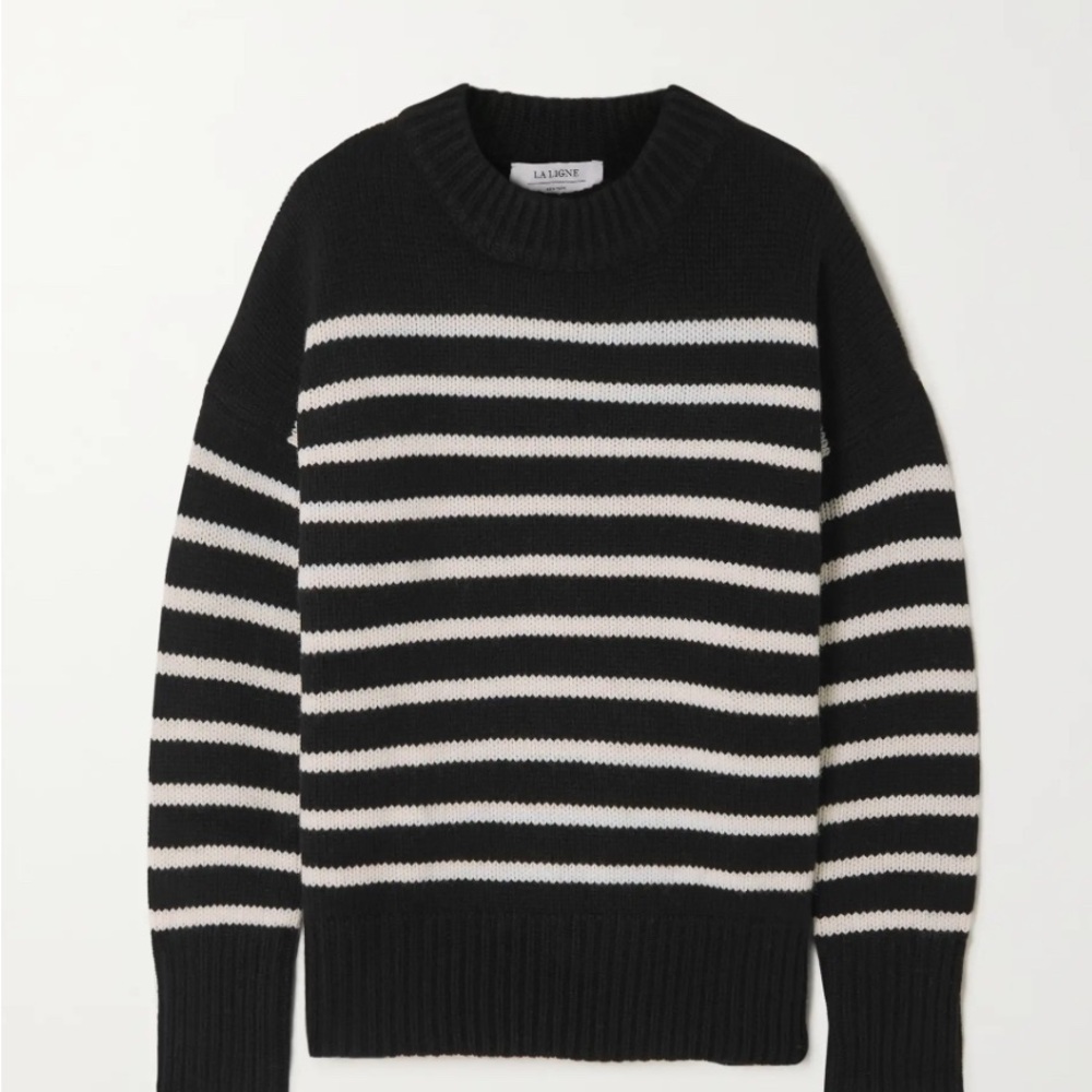 Classic La Ligne Marin Sweater/B&W stripes/ size XS